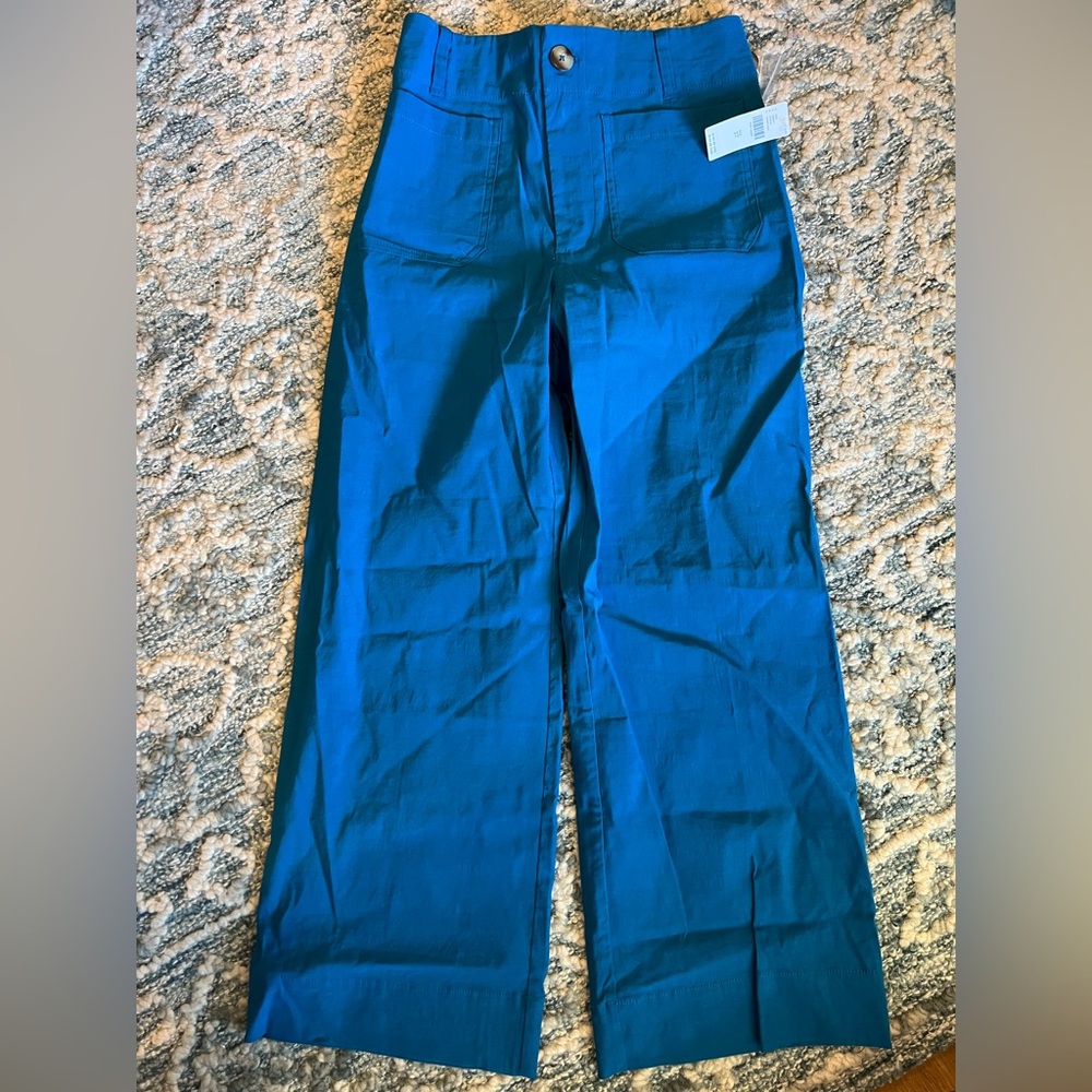 Maeve Colette ankle pants NWT sz 27 teal color